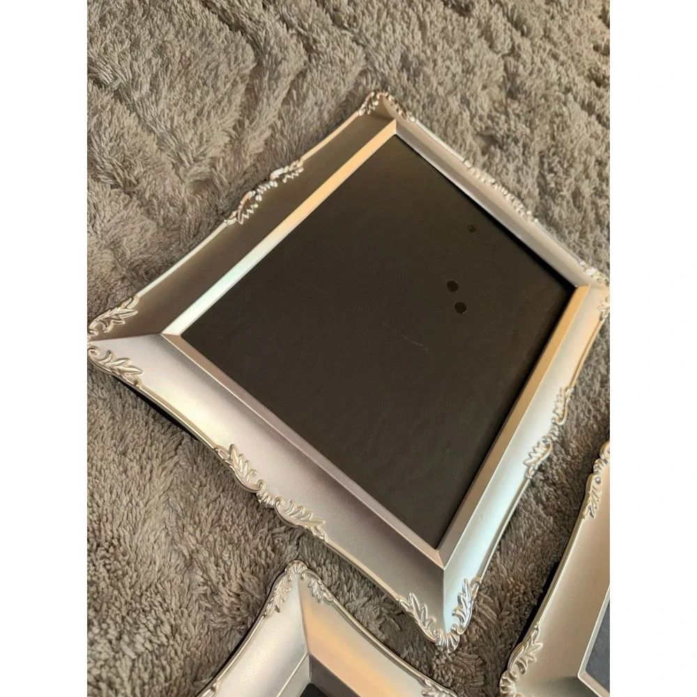 Dax Photoframes Set of 3 Ornate Silver Picture Frames